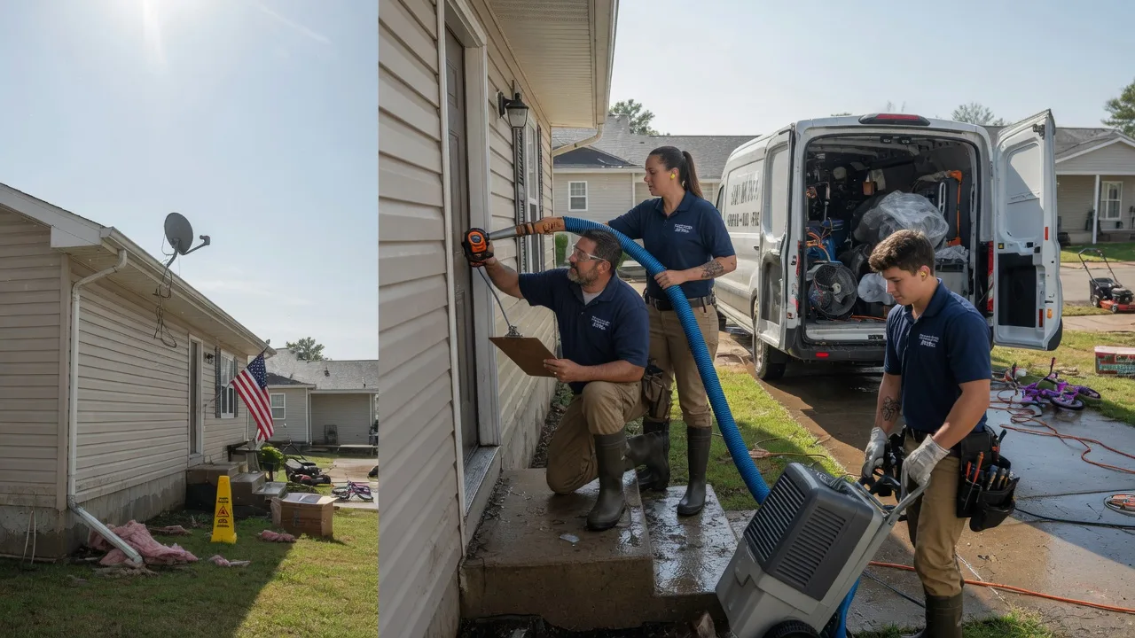 Ceiling Water Damage Restoration in Leflore, OK near me